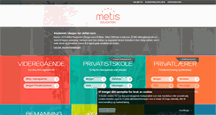 Desktop Screenshot of metis.no