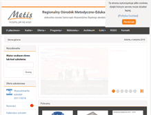 Tablet Screenshot of metis.pl
